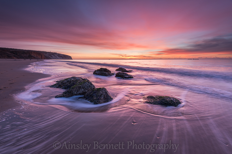 ab14 Yaverland sunrise - Sandown and Shanklin
