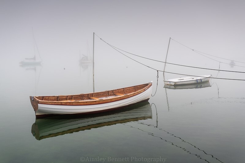 ab580 Foggy calm Newtown - Totland to Cowes