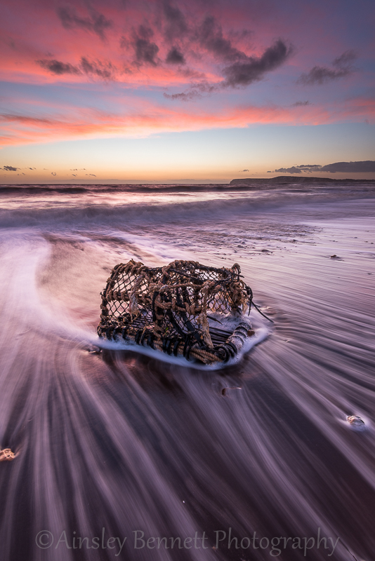 ab16 Lobster pot Brook beach - Blackgang to Brook