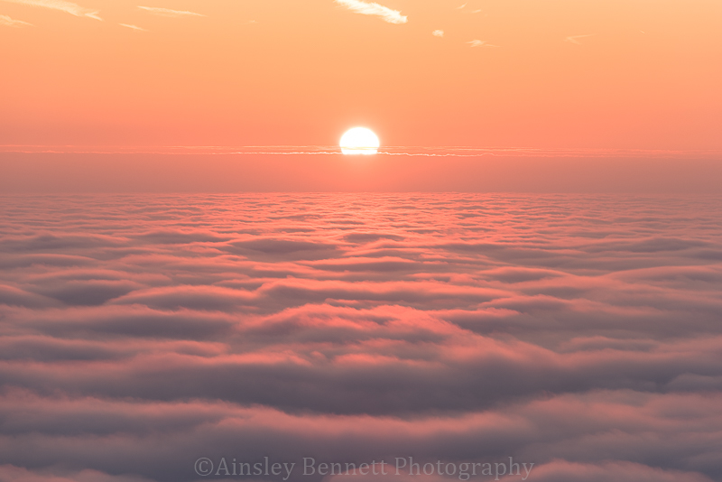 ab334 Sunrise and sea fog - Ventnor and St Lawrence