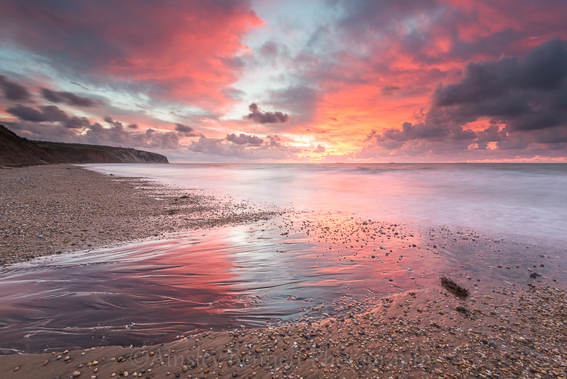 ab102 Yaverland sunrise - Sandown and Shanklin