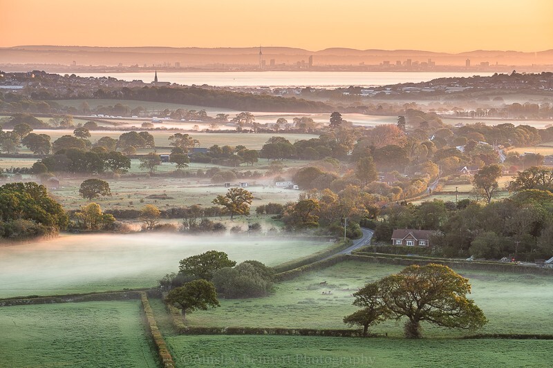 ab627 Morning mist Ashey - Central areas of the Island