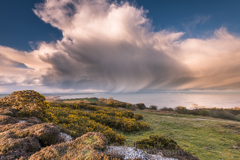 ab254 Storm cloud over Sandown bay - Sandown and Shanklin