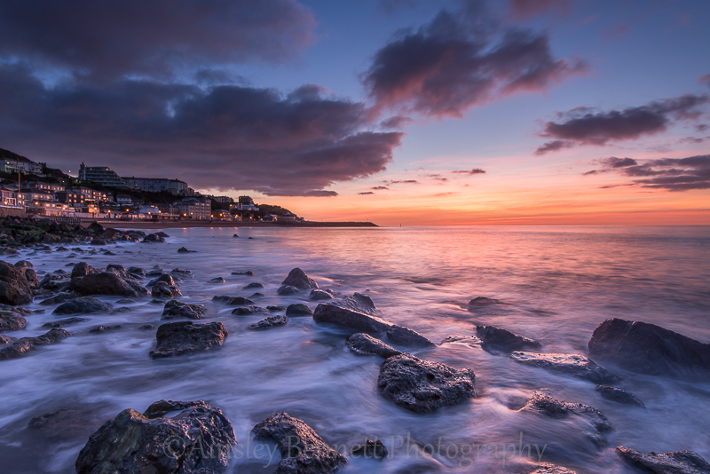 ab31 approaching sunrise Ventnor - Ventnor and St Lawrence