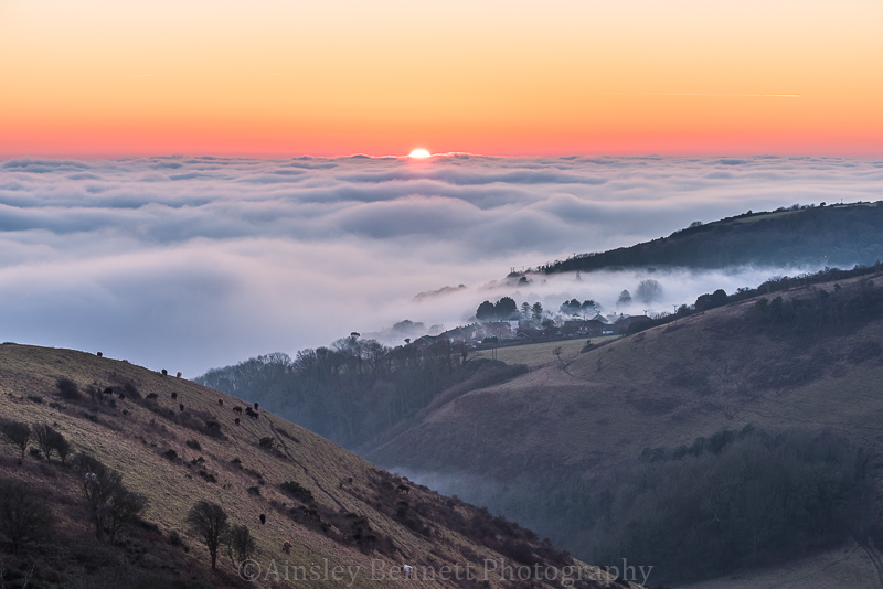 ab331 Sea fog over Ventnor - Ventnor and St Lawrence