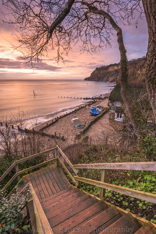 ab327 Shanklin chine steps - Sandown and Shanklin