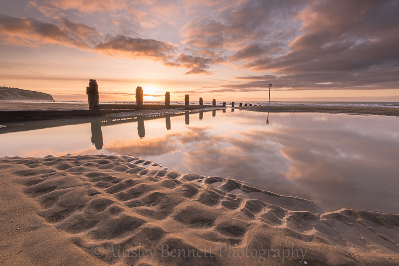 ab175 Yaverland sunrise - Sandown and Shanklin