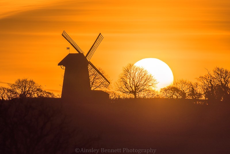 ab466 Bembridge windmill sunrise - Bembridge and St Helens