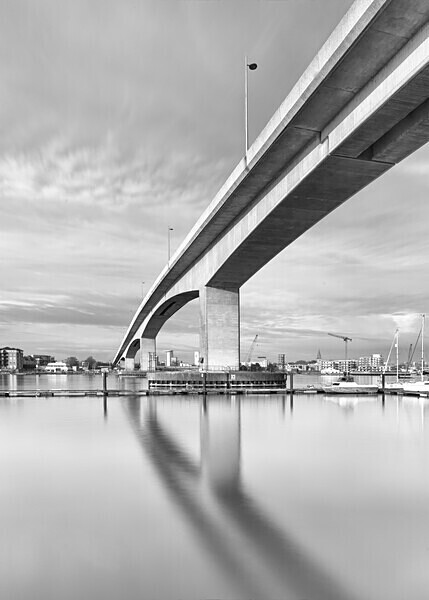 Itchen Bridge IMG_4320 v2 bw v2 - Best of 2019 - Autumn, Winter