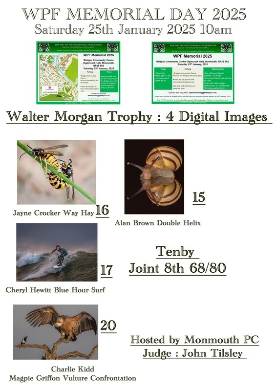 2025 Walter Morgan Memorial  - WPF Walter Morgan Trophy