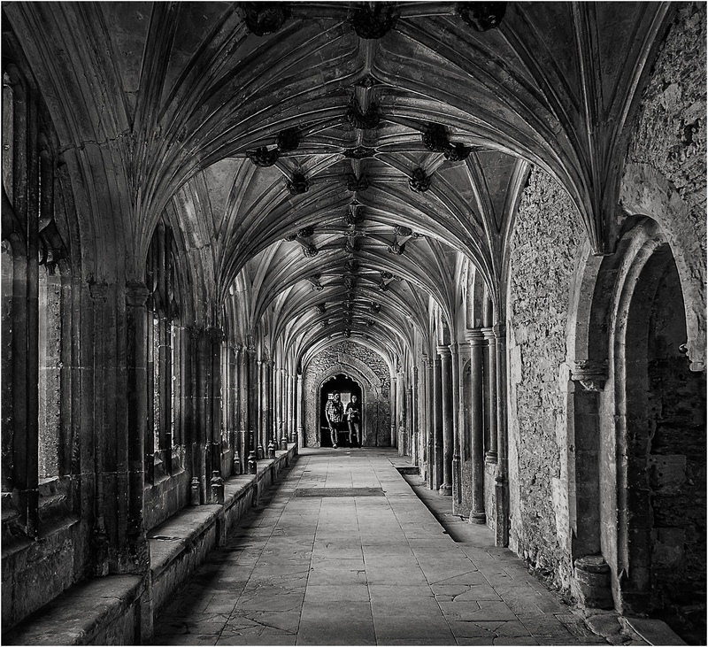 1st Architecture Cheryl Hewitt Cloisters Lacock Abbey - Hexagon