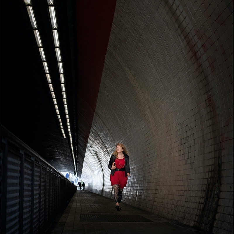 Gill Mackay Girl in the tunnel - Ray Hines Memorial
