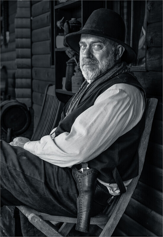 BRONZE Charlie Kidd  The cowboy - Portraits