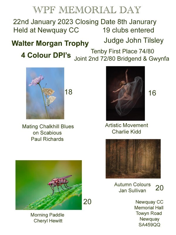 2023 Walter Morgan Trophy  - WPF Walter Morgan Trophy