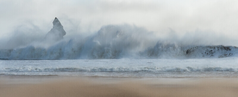 digital-bronze- Ali Reese- The Stormy Sea - Landscape