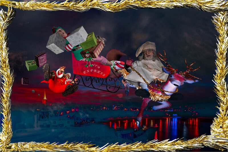 Bronze-Print-Dave Bolton-srooge steals Christmas - Creative