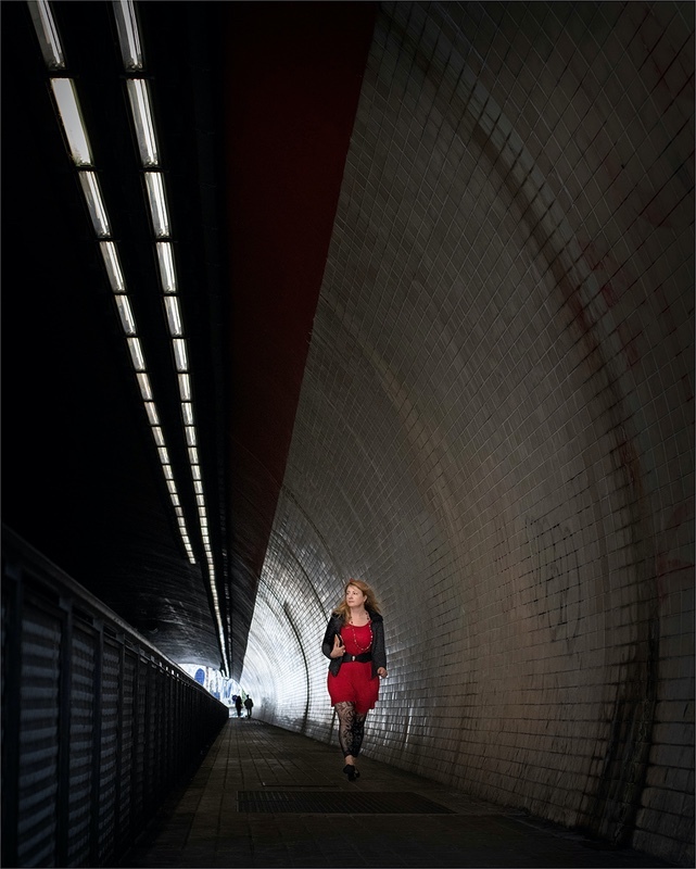 3rd Print Gill Mackay Girl in the tunnel 1 - 3rd Open