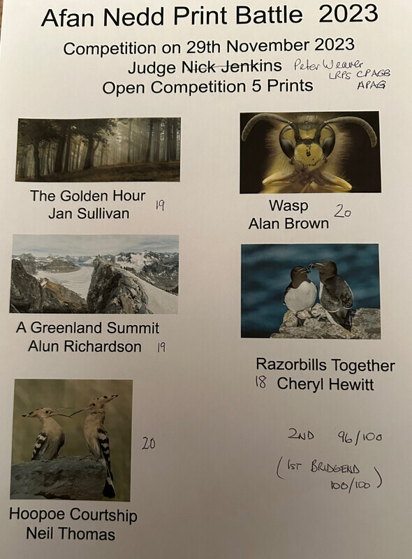 2023 Afan Nedd - Afan Nedd Print Battle