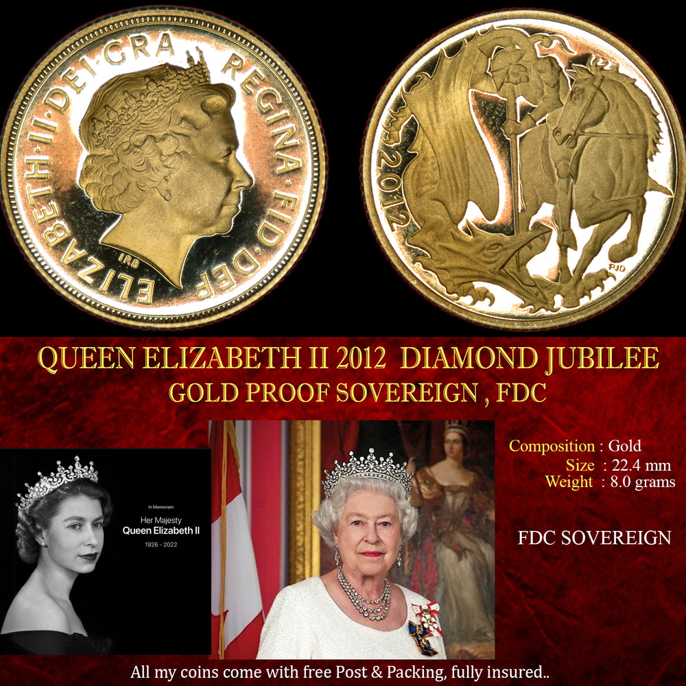 QUEEN ELIZABETH II 2012 DIAMOND JUBILEE, FDC