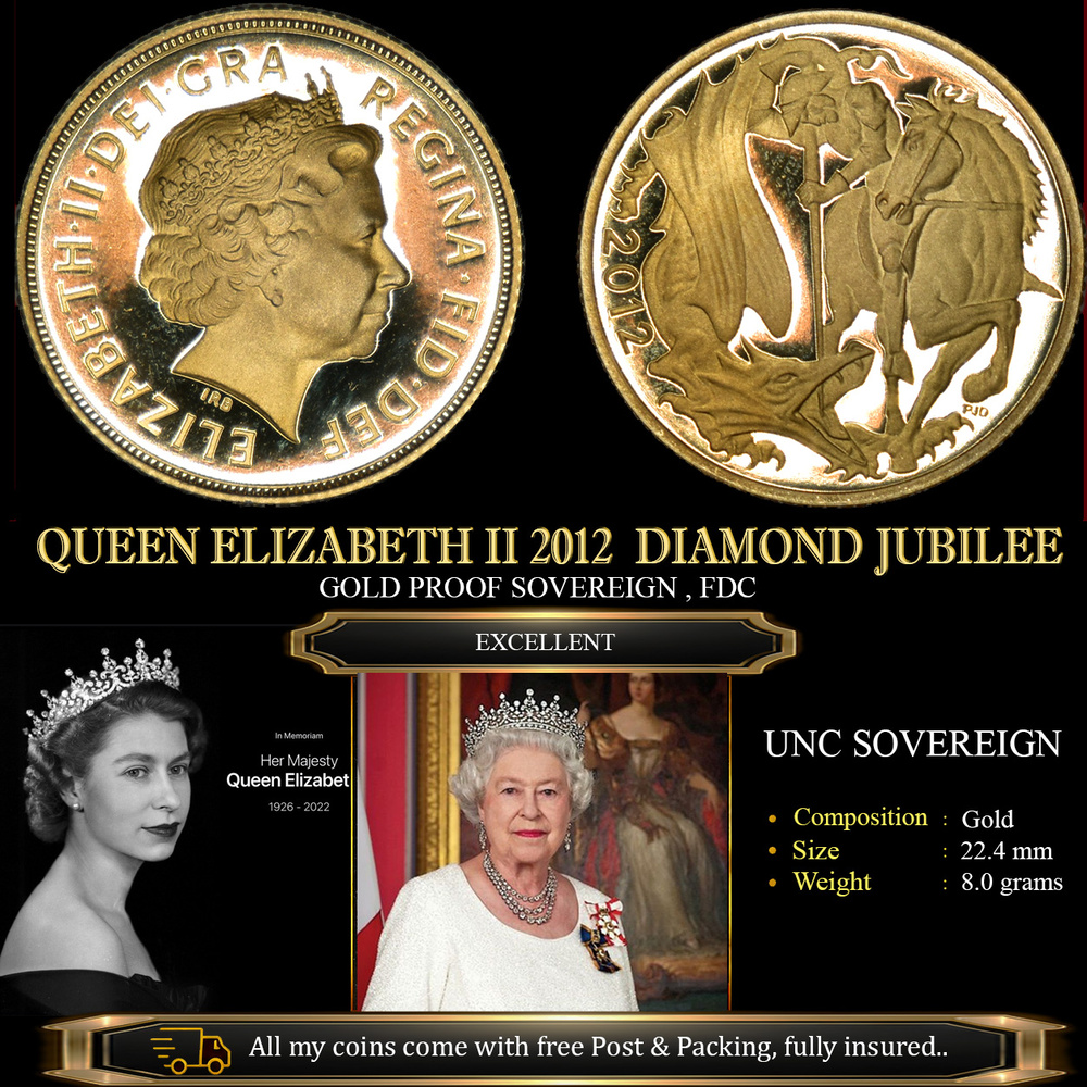QUEEN ELIZABETH II 2012 DIAMOND JUBILEE, FDC