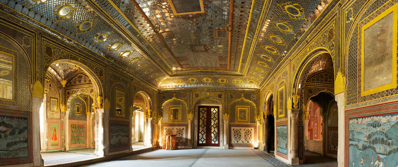 Sam ode Palace, Rajasthan - Durbar Hall - India