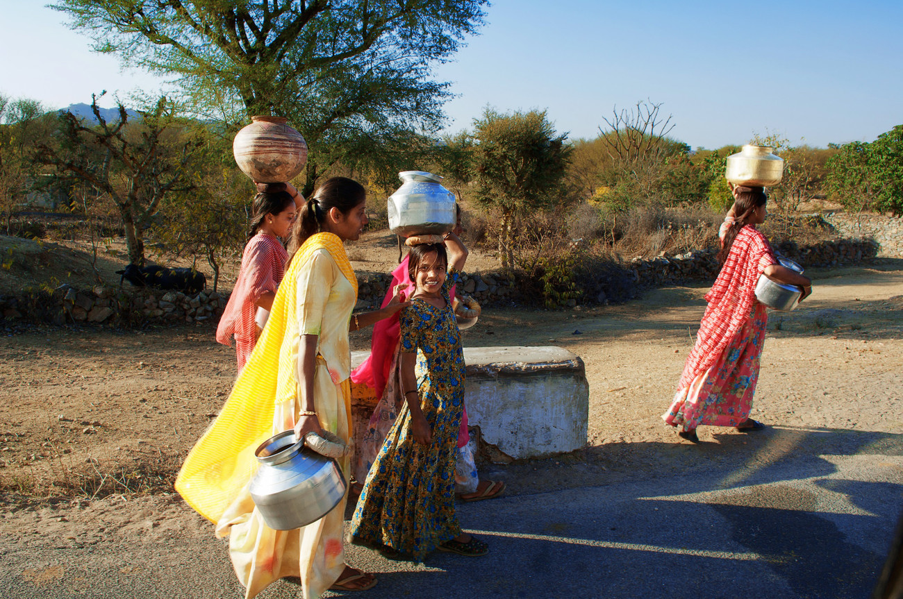 On the road to Udaipur - India