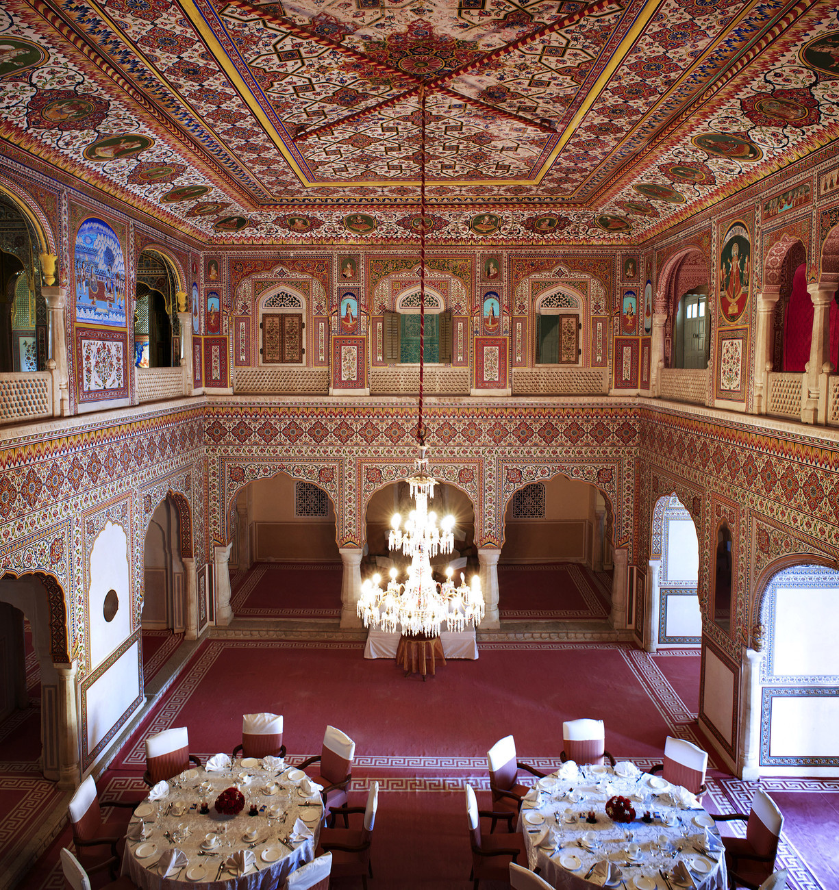 Samode Palace  Rajasthan - Durbar Hall - India