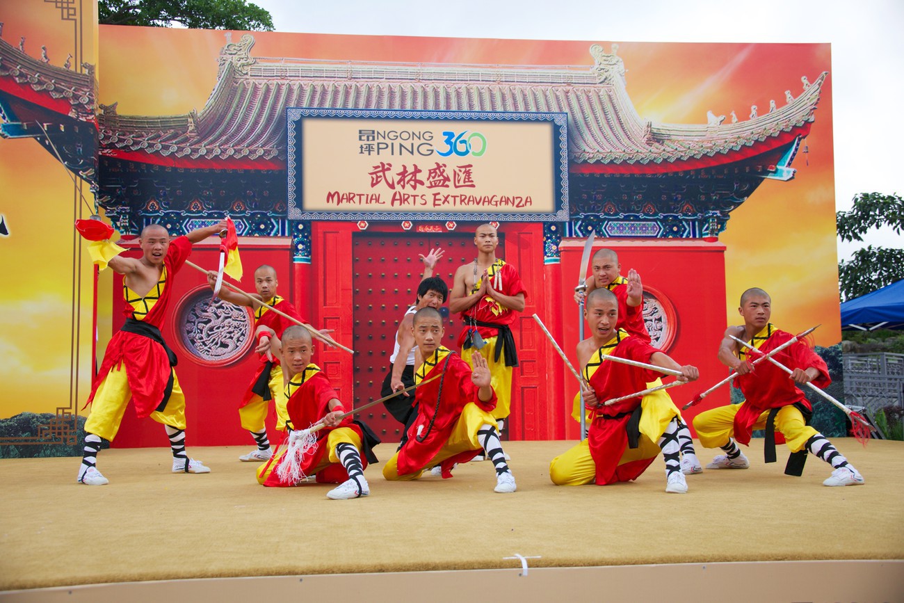 KM-381 Shaolin monks Kung Fu show at Po Lin Monastery - Hong Kong - Contemporary