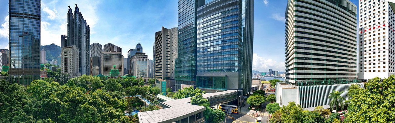KMPAN-93 Central from Murray Rd carpark - Panoramas of Hong Kong - comtemporary