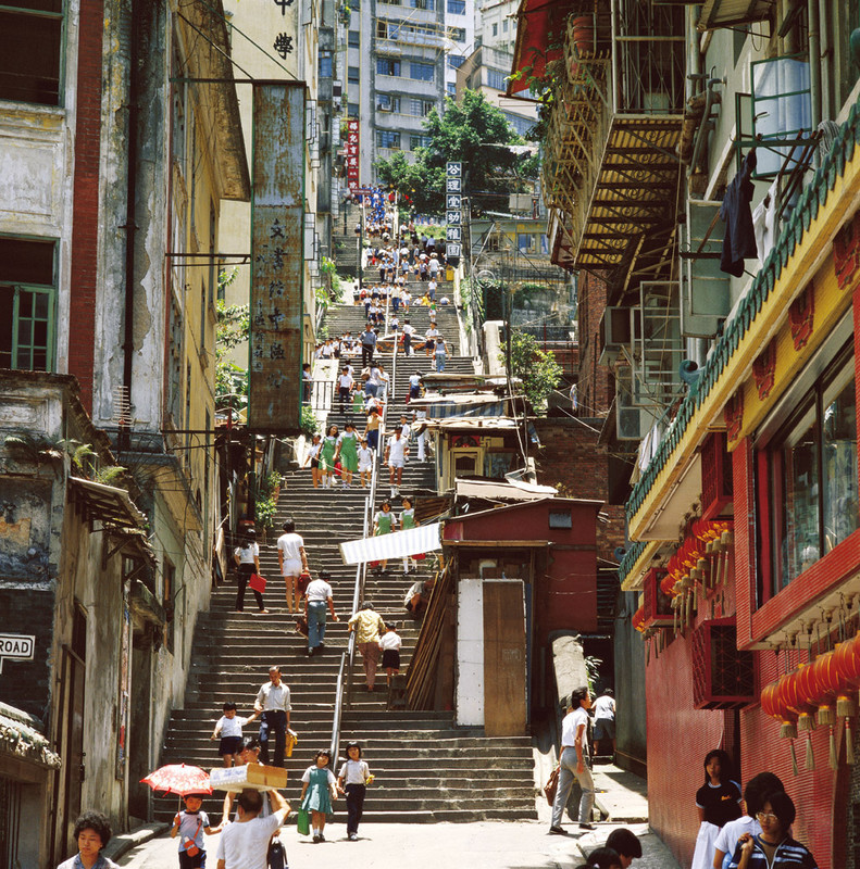 KM-20 Upper Ladder street - 1984 - Hong Kong in the 70s and 80s