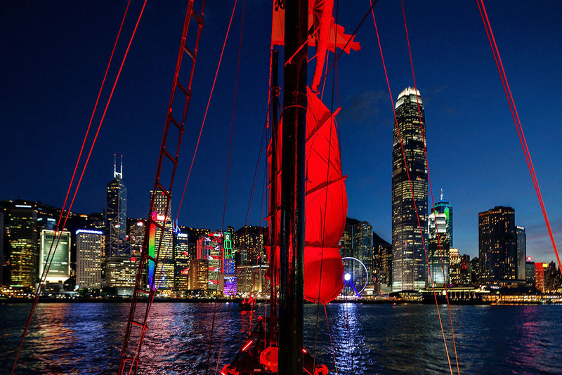 Hong Kong Central from the Aqua Luna junk - DSC_5260 - Hong Kong with the Aqua Luna Junk