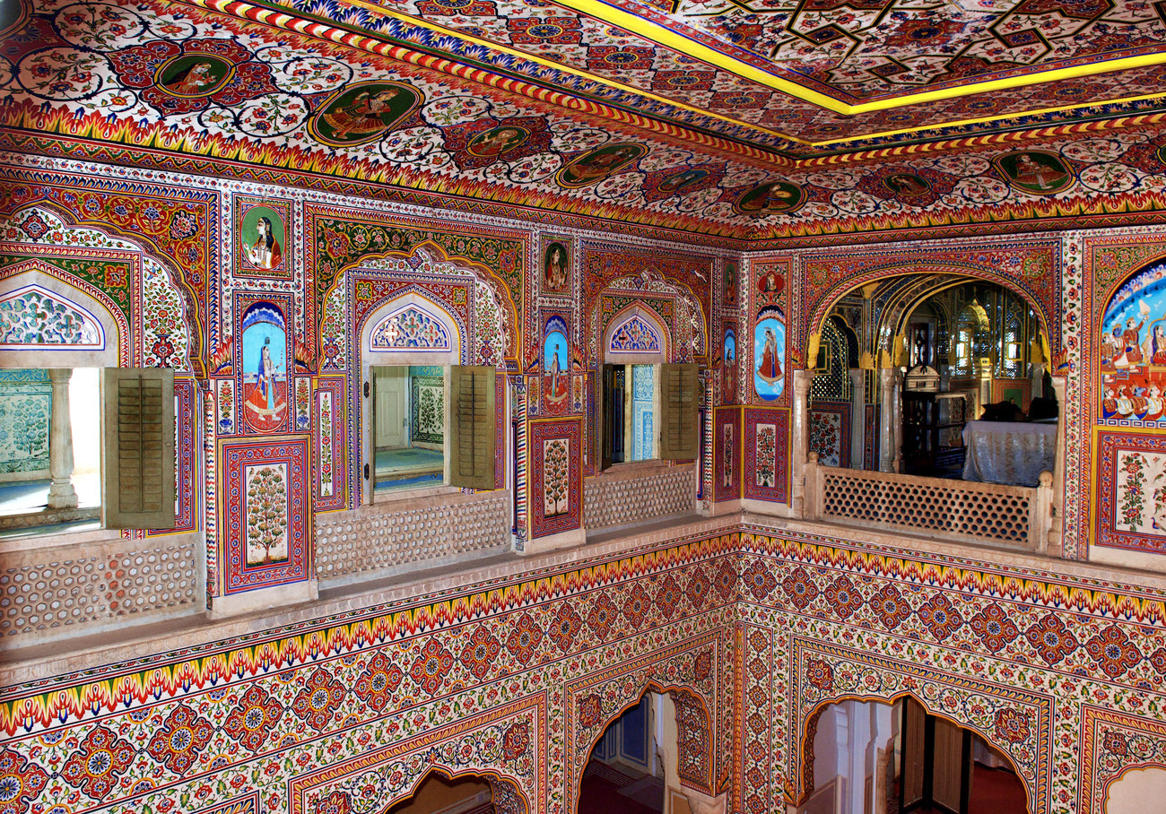 Samode Palace Rajasthan - Durbar Hall - India