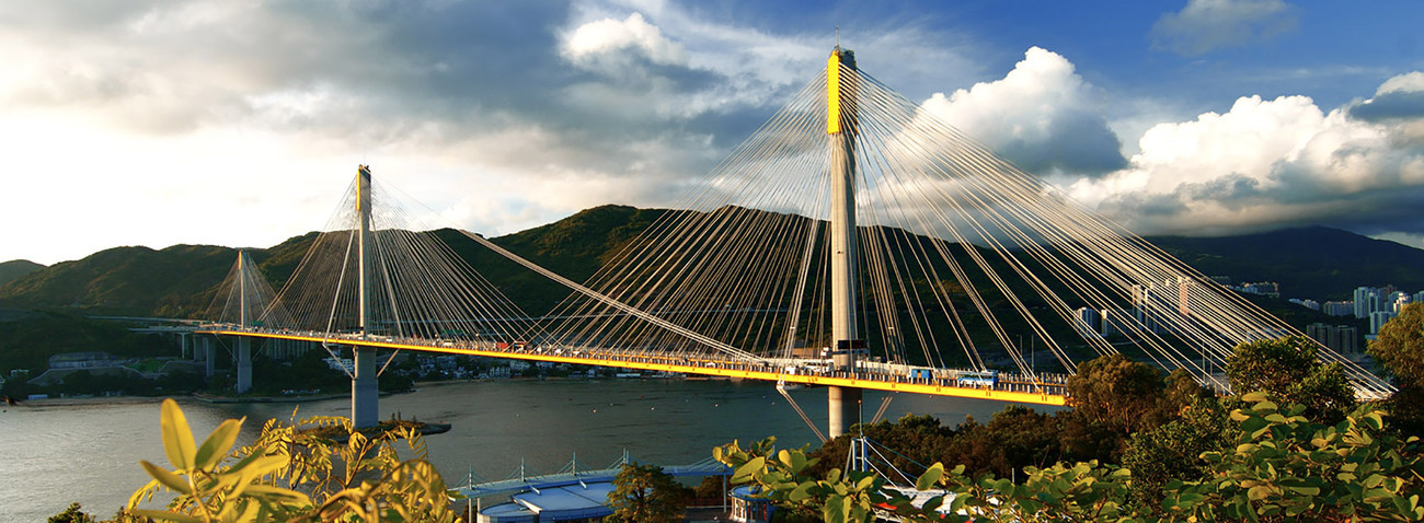 KMPAN-88 Ting Kau Bridge - Panoramas of Hong Kong - comtemporary