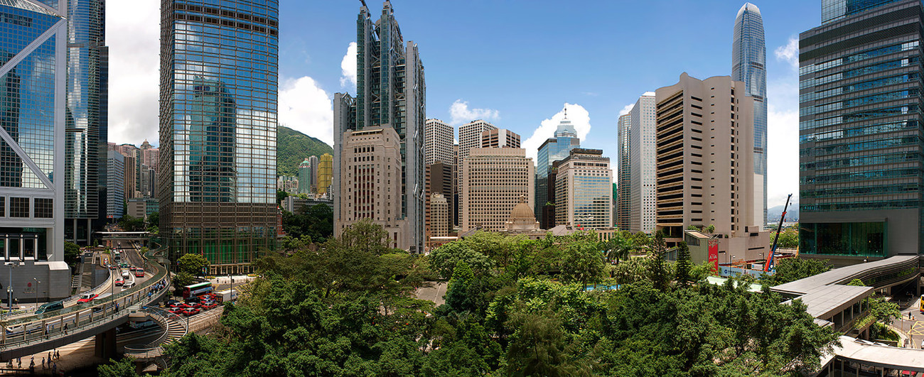 KMPAN-94 Central from Murray Road Carpark - Panoramas of Hong Kong - comtemporary