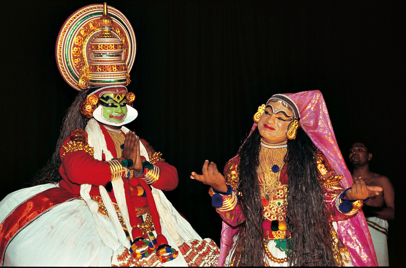 Kathakali dancers - Kerala - India