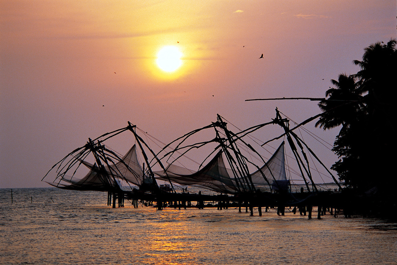 Chinese Fishing nets - Cochin, Kerala - India