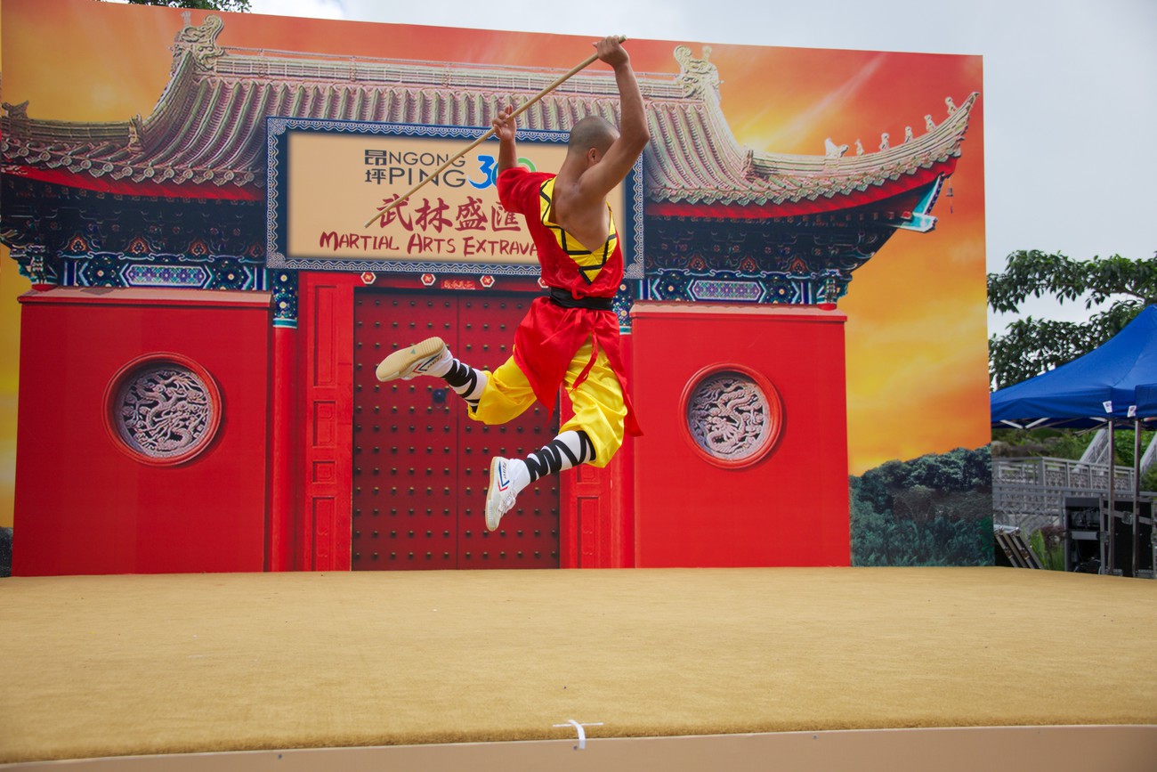 KM-388 Shaolin monks Kung Fu show at Po Lin Monastery - Hong Kong - Contemporary