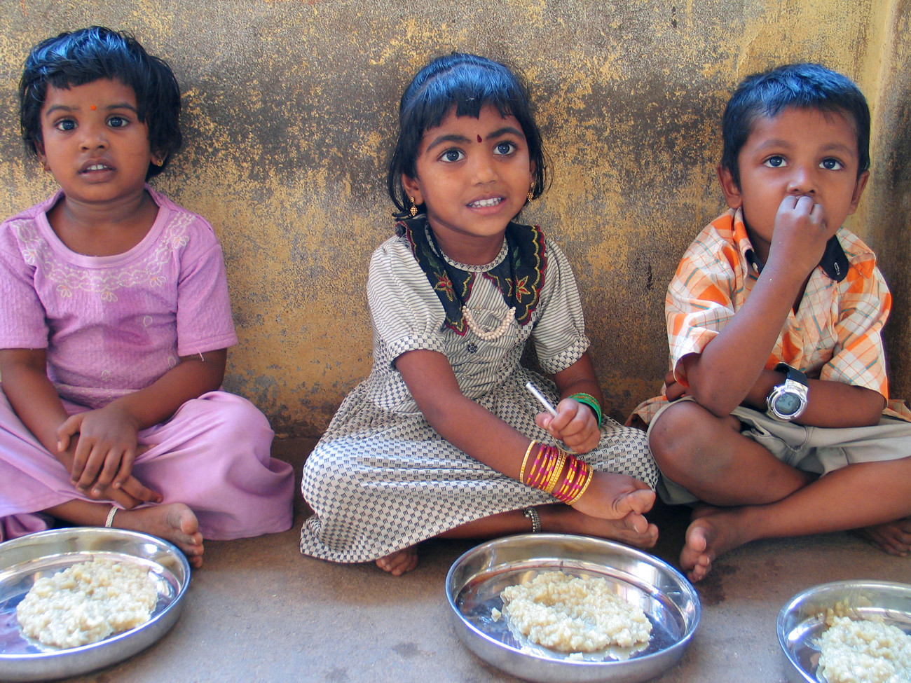 Children at a kindergarten in Kerala