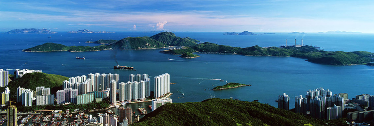 KMPAN-106 Aberdeen & Lamma Island - Panoramas of Hong Kong - comtemporary