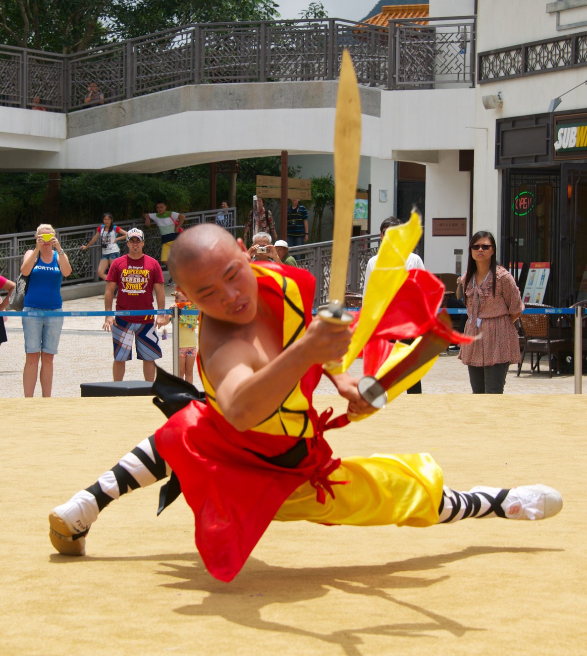 KM-383 Shaolin monks Kung Fu show at Po Lin Monastery - Hong Kong - Contemporary