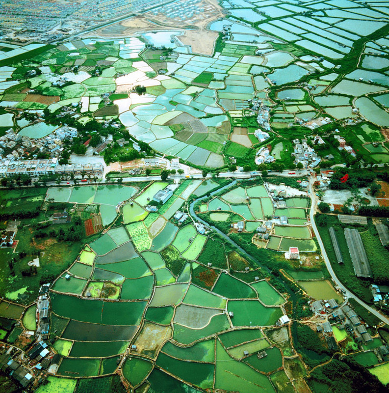 KM-98 New territories from the air -1978 - Hong Kong in the 70s and 80s