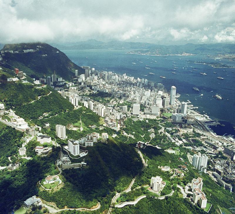 KM-42 Hong Kong from over the Peak - 1974 - Hong Kong in the 70s and 80s