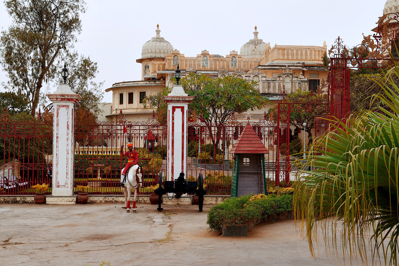 Udaipur - City Palace Guard - India