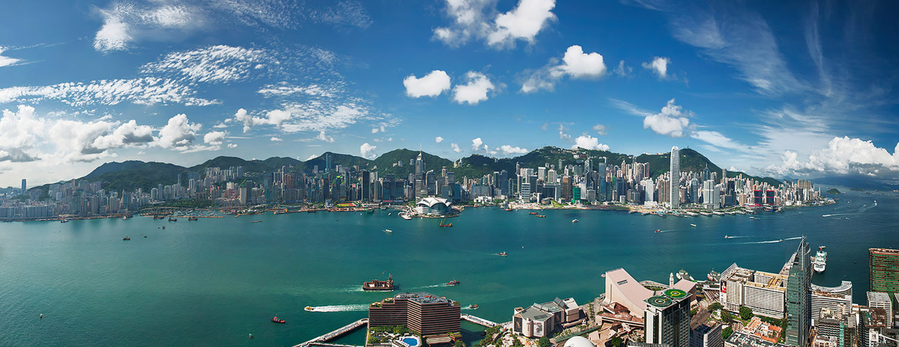 KMPAN-23 The island from Hanoi Road - 2014 - Panoramas of Hong Kong - comtemporary
