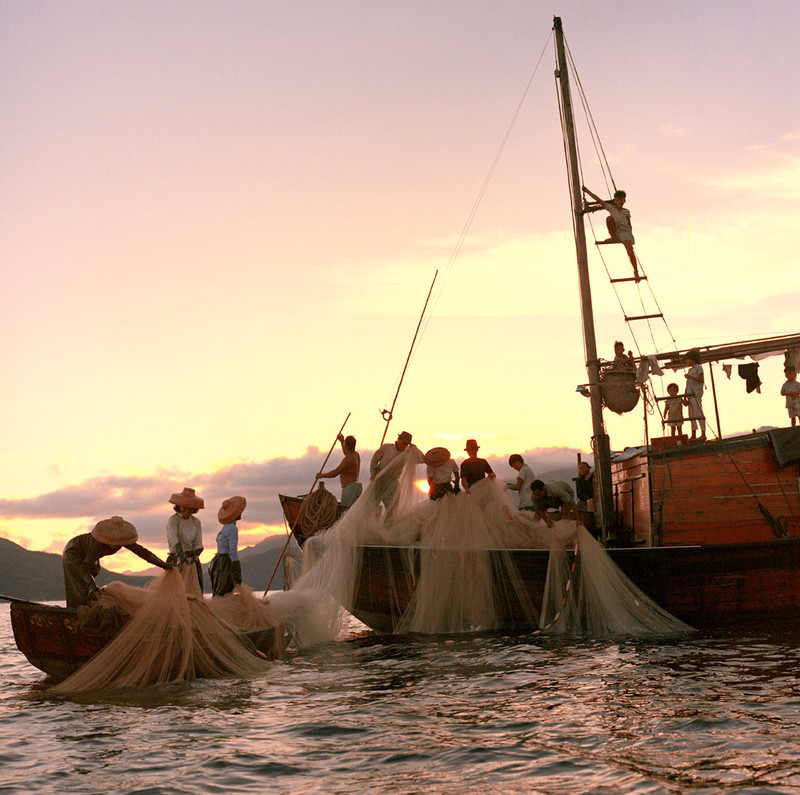 KM-46 Fishing at Hei Ling Chau - 1973 - Junks, Sampans & Fishing in the 1970s & 80s