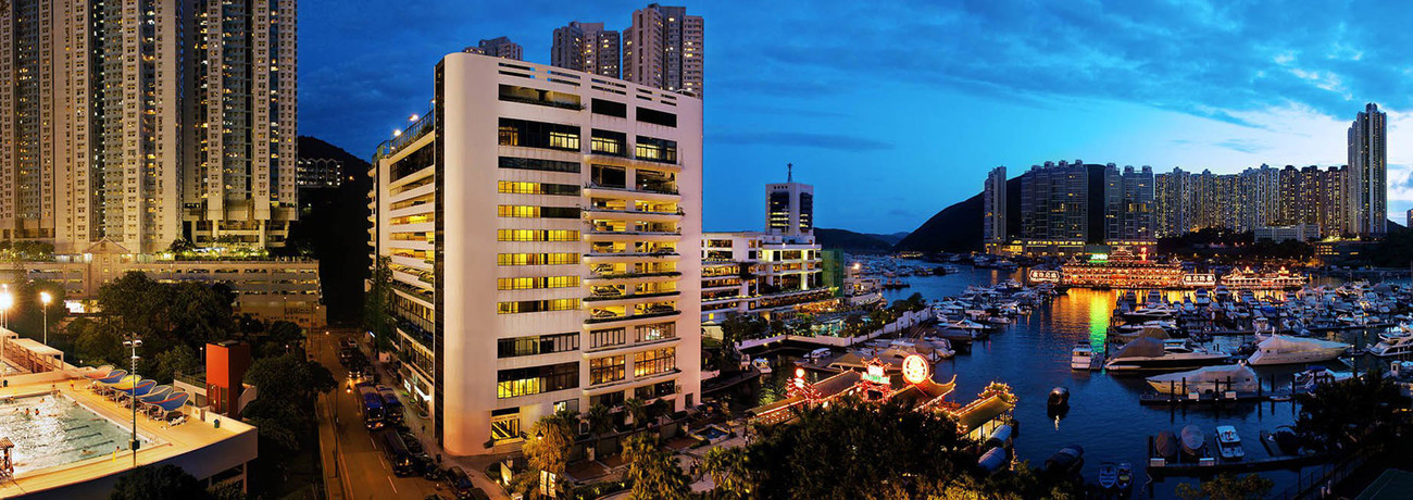 KMPAN-68 Aberdeen Marina Club & Shum Wan - Panoramas of Hong Kong - comtemporary