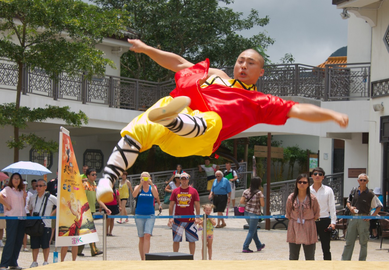 KM-382 Shaolin monks Kung Fu show at Po Lin Monastery - Hong Kong - Contemporary