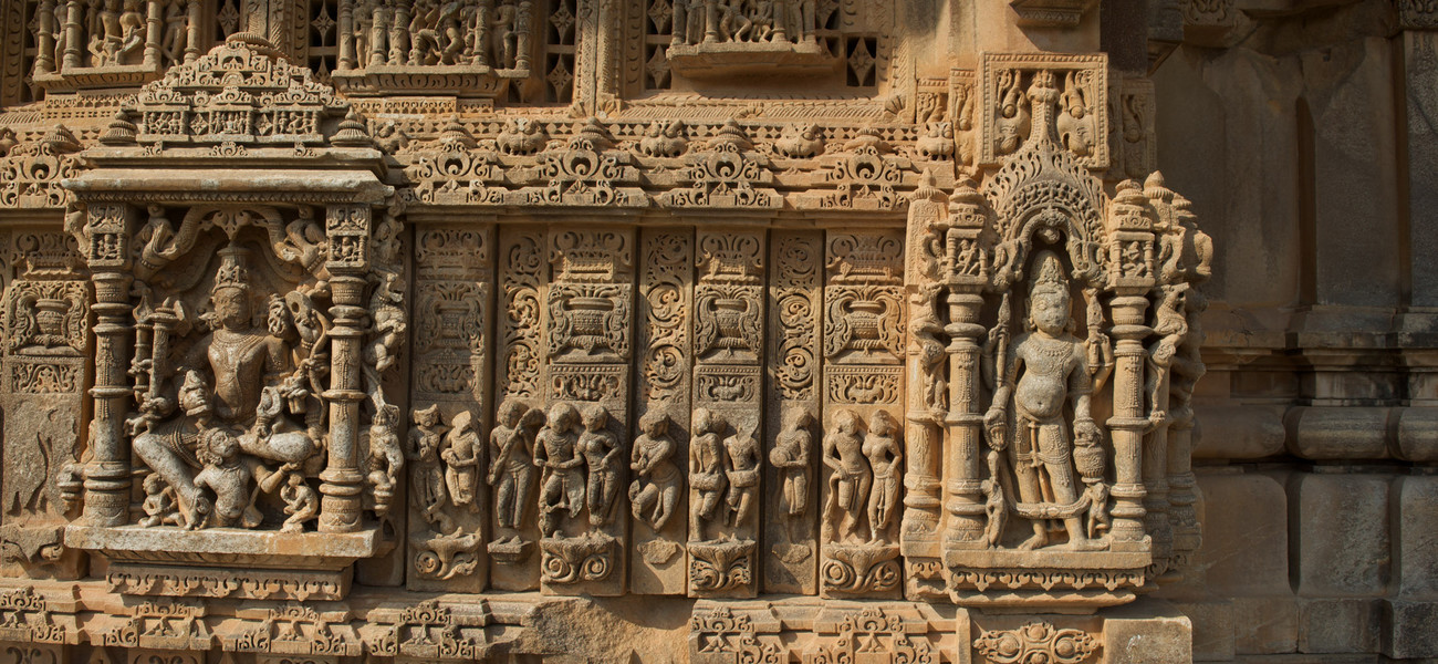 Nagda Temple frieze, Rajasthan - India