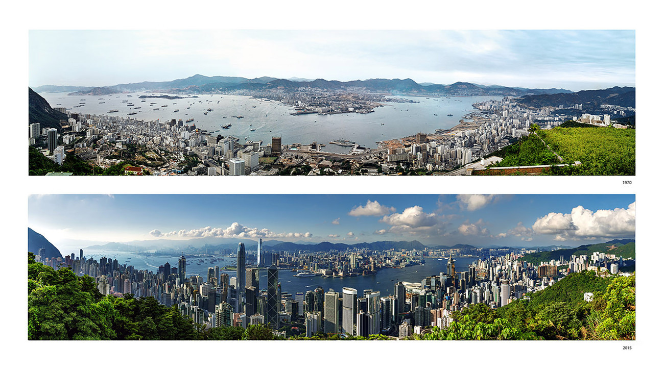 KMPAN-25M From Pollocks Path - 1970 to 2015 - Panoramas of Hong Kong - comtemporary