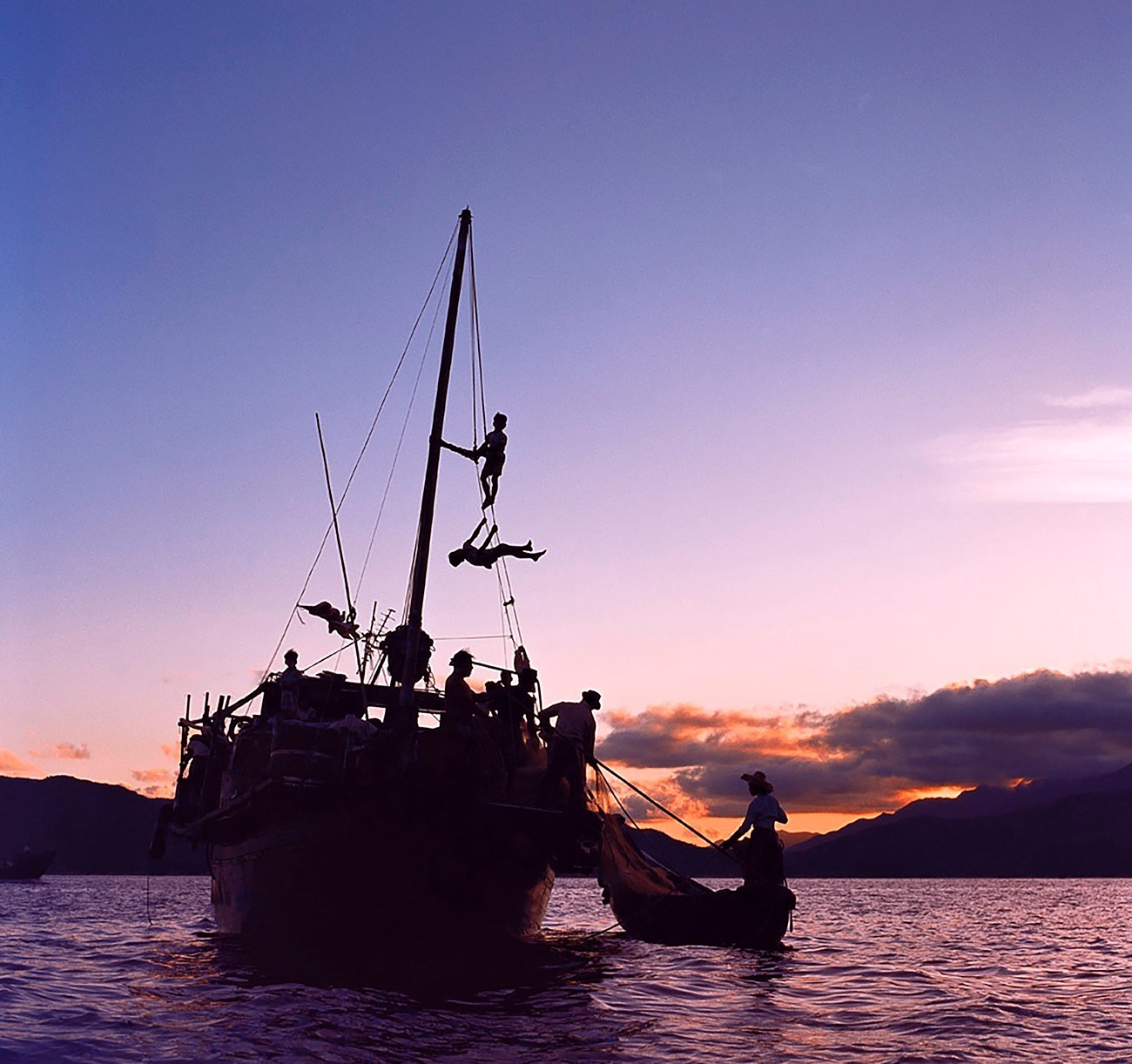 KM-05 Fishing boat at Hei Ling Chau - 1973 - The Hong Kong Affordable Art Fair collection